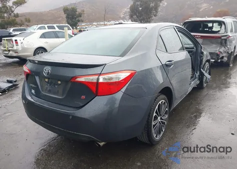 2015 Toyota Corolla S/S Plus/S Premium from USA, damaged, VIN 5YFBURHEXFP288741